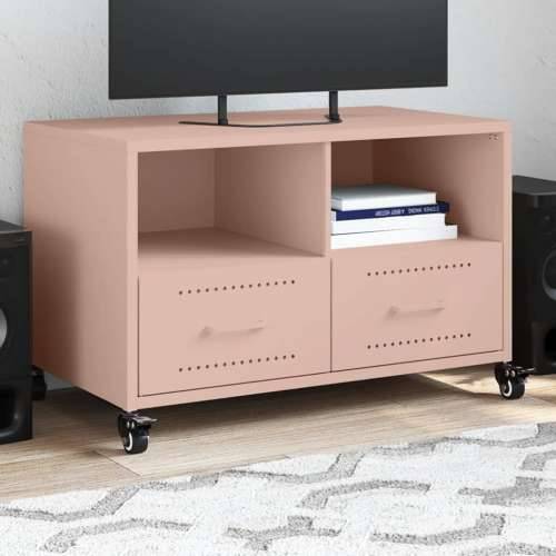 TV ormarić ružičasti 68 x 39 x 43,5 cm čelik - Ružičasta 1 Cijena
