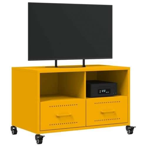 TV ormarić boja senfa 68x39x43,5 cm čelični Žuta 1 Cijena