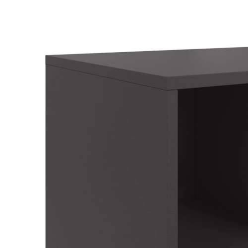 Komoda crna 100,5 x 39 x 72 cm čelik - Crna 1 Cijena