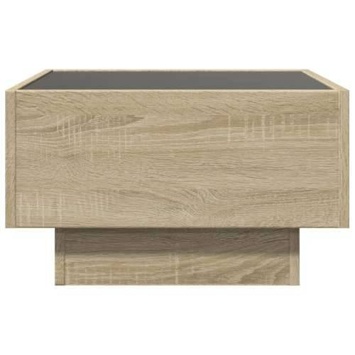 Stolić za kavu LED boja hrasta 50x50x30 cm konstruirano drvo - sonoma hrast 50 x 50 x 30 cm 1 Cijena