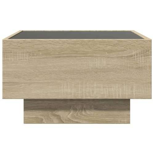 Stolić za kavu LED boja hrasta 50x50x30 cm konstruirano drvo - sonoma hrast 50 x 50 x 30 cm 1 Cijena