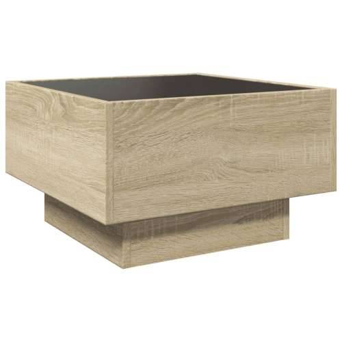 Stolić za kavu LED boja hrasta 50x50x30 cm konstruirano drvo - sonoma hrast 50 x 50 x 30 cm 1 Cijena