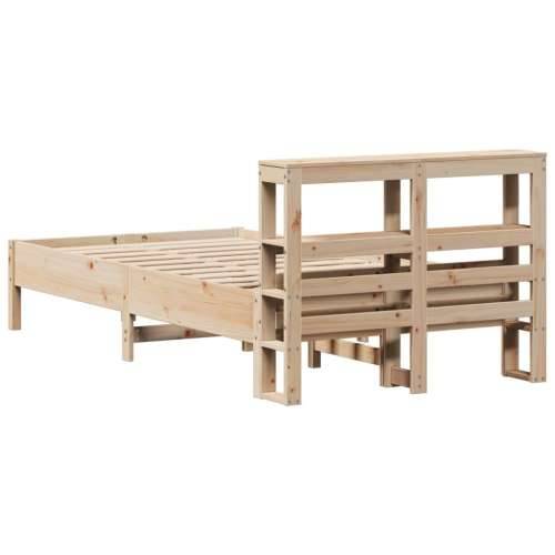 Okvir kreveta bez madraca 90 x 200 cm od masivne borovine - Prirodna 90 x 200 cm Cijena