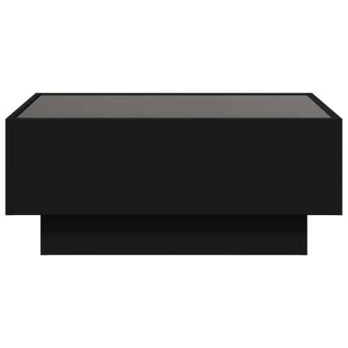Stolić za kavu LED crni 70 x 50 x 30 cm od konstruiranog drva - Crna 70 x 50 x 30 cm 1 Cijena