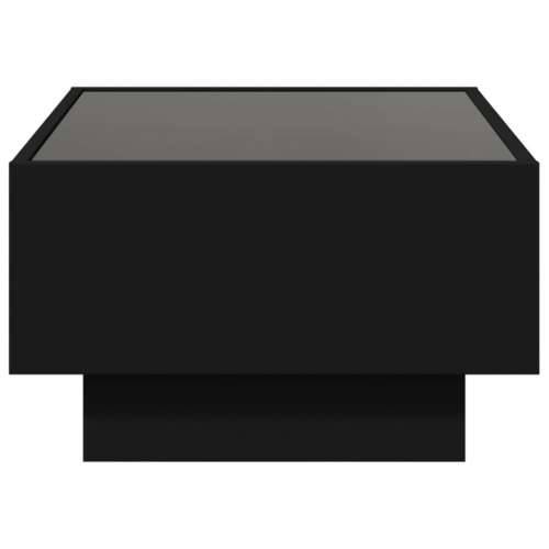 Stolić za kavu LED crni 70 x 50 x 30 cm od konstruiranog drva - Crna 70 x 50 x 30 cm 1 Cijena