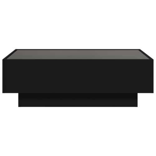 Stolić za kavu LED crni 90x50x30 cm od konstruiranog drva - Crna 90 x 50 x 30 cm 1 Cijena