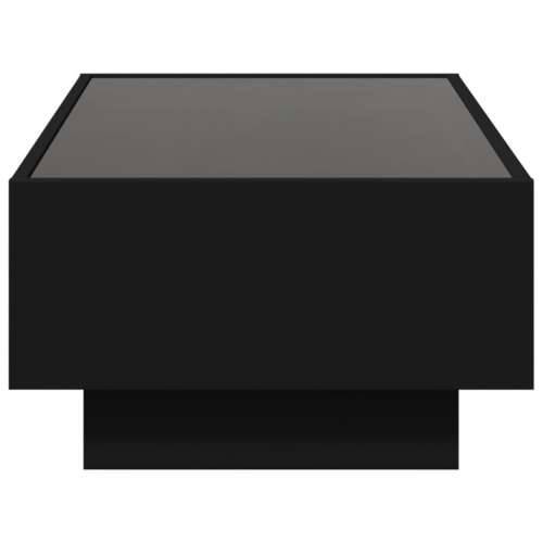 Stolić za kavu LED crni 90x50x30 cm od konstruiranog drva - Crna 90 x 50 x 30 cm 1 Cijena