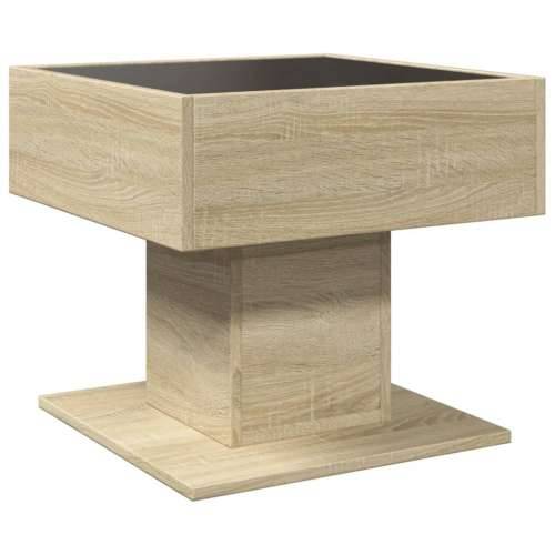 Stolić za kavu LED boja hrasta 50x50x45 cm konstruirano drvo - sonoma hrast 1 50 cm Cijena