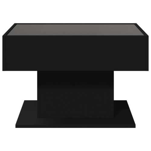 Stolić za kavu LED crni 70x50x45 cm od konstruiranog drva - Crna 1 70 cm Cijena