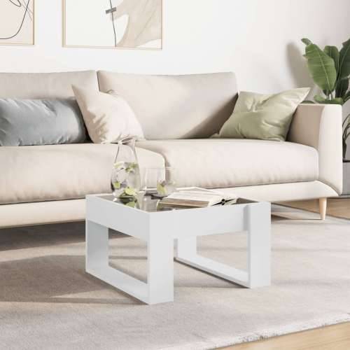 Stolić s beskonačnim LED svjetlima bijeli 50x53x30 cm - Bijela 1 50 cm Cijena