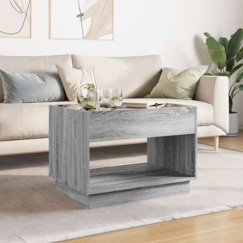 Stolić s beskonačnim LED svjetlima boja hrasta 70x50x50 cm - Sivi hrast sonoma 1 70 cm Cijena