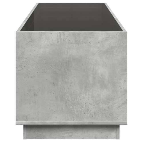Stolić s beskonačnim LED siva boja betona 90x50x50 cm - Beton siva 1 90 cm Cijena