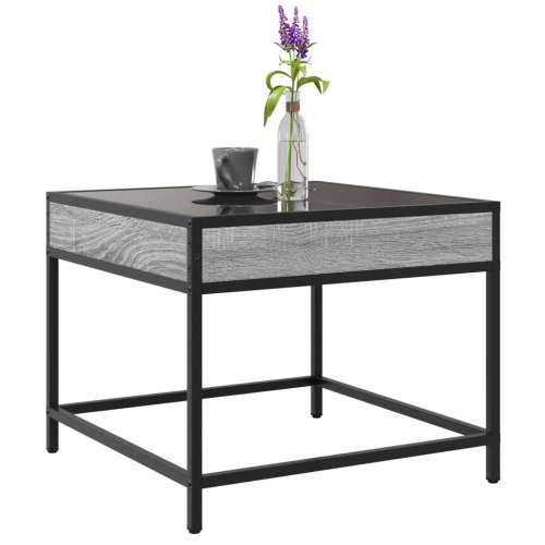 Stolić s beskonačnim LED svjetlima boja hrasta 50x50x41 cm - Sivi hrast sonoma 50 x 50 x 41 cm 1 Cijena
