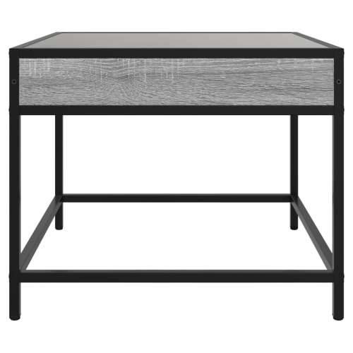 Stolić s beskonačnim LED svjetlima boja hrasta 50x50x41 cm - Sivi hrast sonoma 50 x 50 x 41 cm 1 Cijena