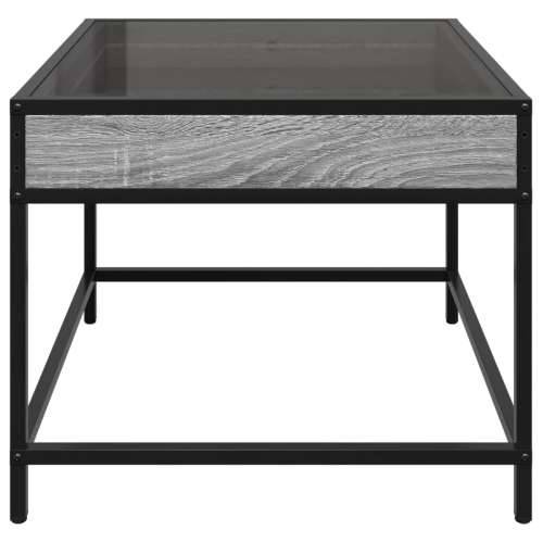 Stolić s beskonačnim LED svjetlima boja hrasta 50x50x41 cm - Sivi hrast sonoma 50 x 50 x 41 cm 1 Cijena