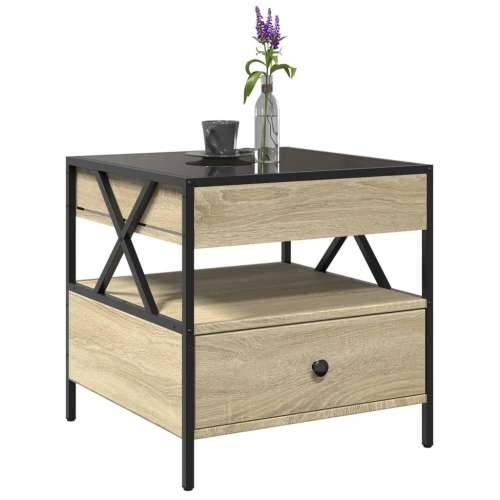 Stolić s beskonačnim LED svjetlima boja hrasta 50x50x51 cm - sonoma hrast 50 x 50 x 51 cm 1 Cijena