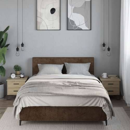 Noćni ormarići 2 kom boja hrasta 40x41x40 cm konstruirano drvo - sonoma hrast 2 Cijena
