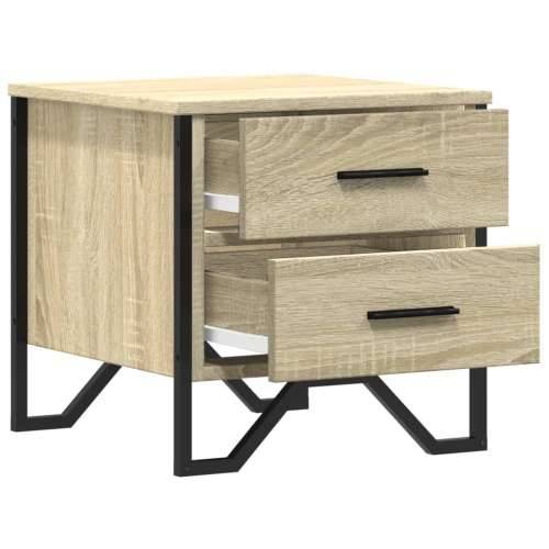 Noćni ormarići 2 kom boja hrasta 40x41x40 cm konstruirano drvo - sonoma hrast 2 Cijena