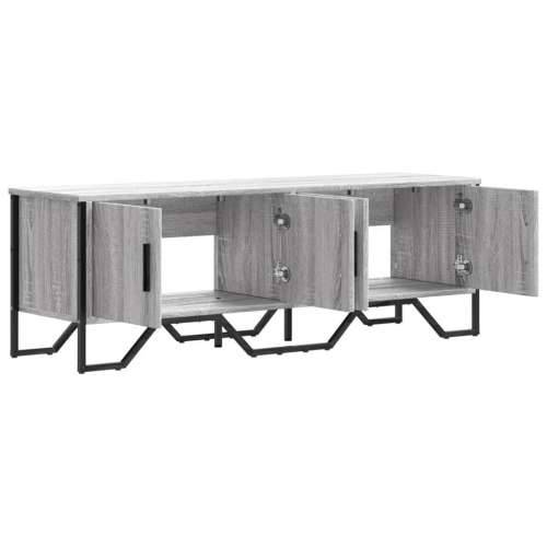 TV ormarić siva boja hrasta 122 x 34 x 41 cm konstruirano drvo - Sivi hrast sonoma 1 Cijena