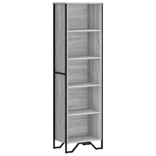 Regal za knjige boja hrasta 50x31x169 cm konstruirano drvo Sivi hrast sonoma 1 169 cm 50 cm Cijena