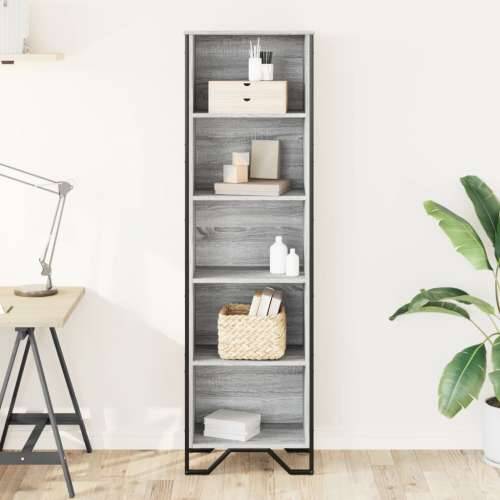 Regal za knjige boja hrasta 50x31x169 cm konstruirano drvo Sivi hrast sonoma 1 169 cm 50 cm Cijena