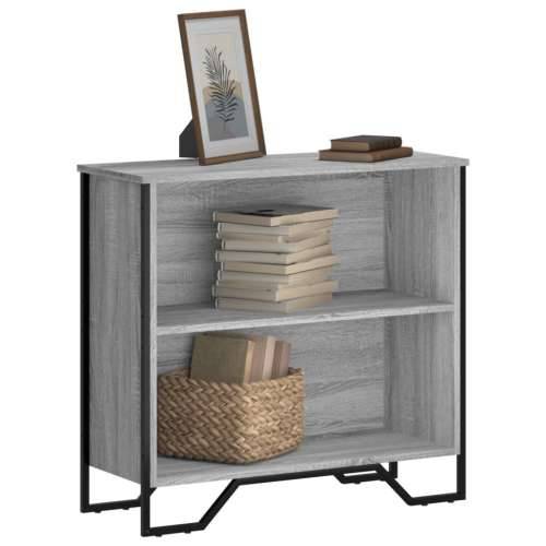 Regal za knjige boja hrasta 80x31x74,5 cm konstruirano drvo - Sivi hrast sonoma 1 74.5 cm 80 cm Cijena