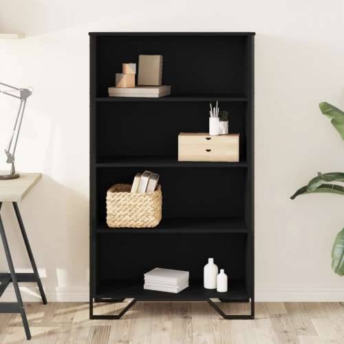 Regal za knjige crni 80x31x137,5 cm konstruirano drvo Crna 1 137.5 cm 80 cm Cijena