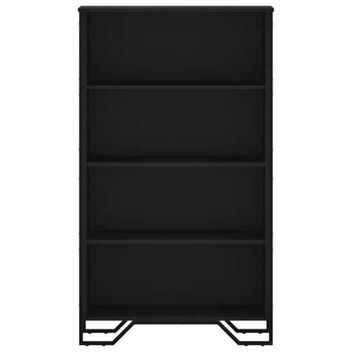 Regal za knjige crni 80x31x137,5 cm konstruirano drvo Crna 1 137.5 cm 80 cm Cijena
