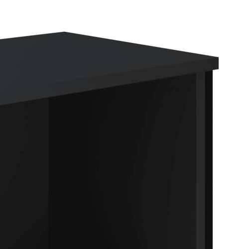 Regal za knjige crni 80x31x137,5 cm konstruirano drvo Crna 1 137.5 cm 80 cm Cijena