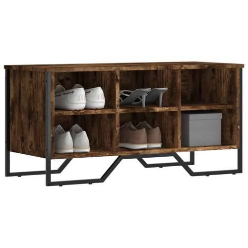 Ormarić za cipele boja hrasta 90x38x45,5 cm konstruirano drvo - Dimljeni hrast 1 45.5 cm Cijena