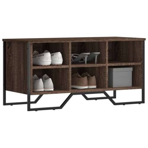 Ormarić za cipele boja hrasta 90x38x45,5 cm konstruirano drvo - Smeđi hrast 1 45.5 cm Cijena