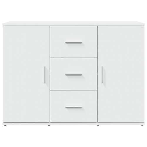 Komoda bijela 90,5 x 29,5 x 65 cm od konstruiranog drva Cijena