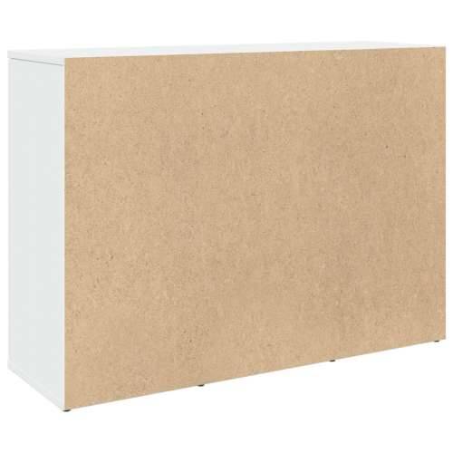 Komoda bijela 90,5 x 29,5 x 65 cm od konstruiranog drva Cijena