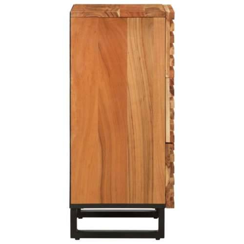 Komoda 40 x 34 x 75 cm od masivnog drva bagrema - Smeđa 1 Masivno bagremovo drvo Cijena
