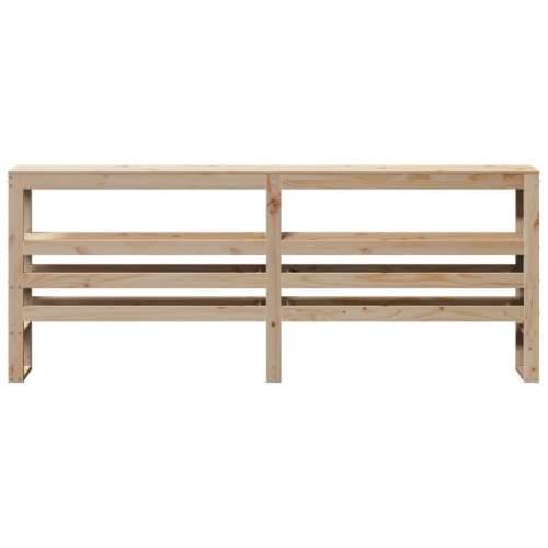 Uzglavlje s policama 200 cm od masive borovine - Prirodna 206 x 19 x 82 cm 1 Cijena