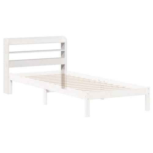 Uzglavlje s policama bijeli 90 cm od masive borovine Bijela 100 x 16 x 82 cm 1 Cijena