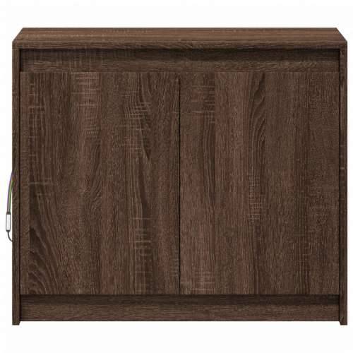 Komoda s LED boja smeđeg hrasta 72x34x61 cm konstruirano drvo - Smeđi hrast 1 Cijena