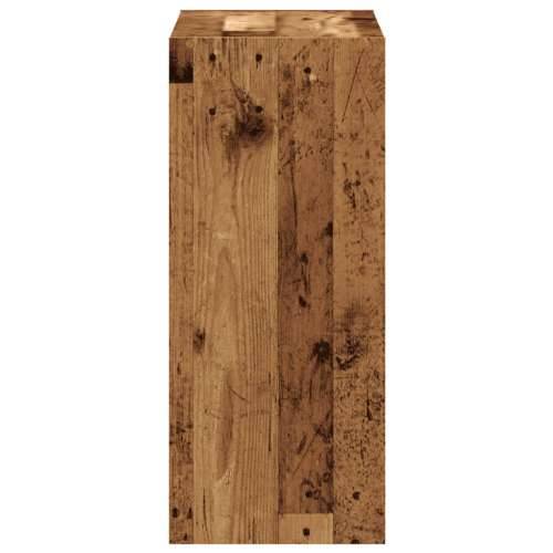 Regal za knjige boja staro drvo 68,5x32x75 cm konstruirano drvo - Staro drvo 1 75 cm 68.5 cm Cijena