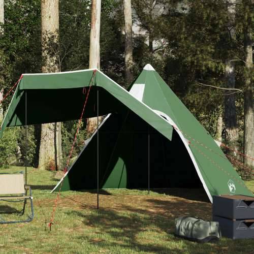 Šator tipi za kampiranje za 5 osoba zeleni vodootporni - Zelena 1 Cijena
