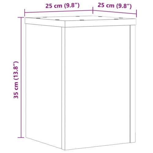 Stalci za biljke 2 kom 25x25x35 cm konstruirano drvo - Staro drvo 25 x 25 x 35 cm 2 Cijena