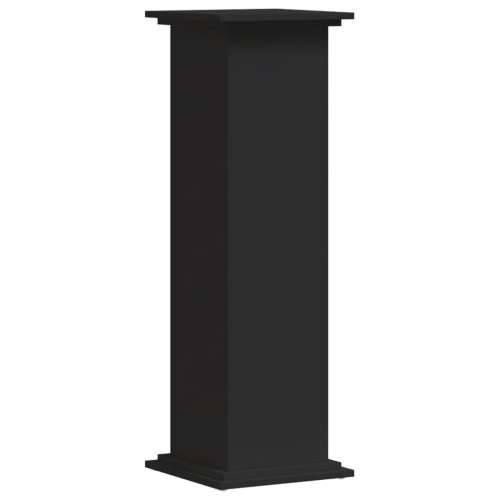Stalak za biljke crni 33 x 33 x 100 cm konstruirano drvo - Crna 33 x 33 x 100 cm 1 Cijena