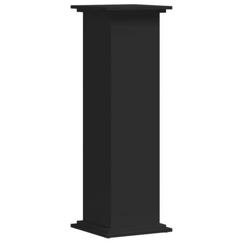 Stalak za biljke crni 33 x 33 x 100 cm konstruirano drvo - Crna 33 x 33 x 100 cm 1 Cijena