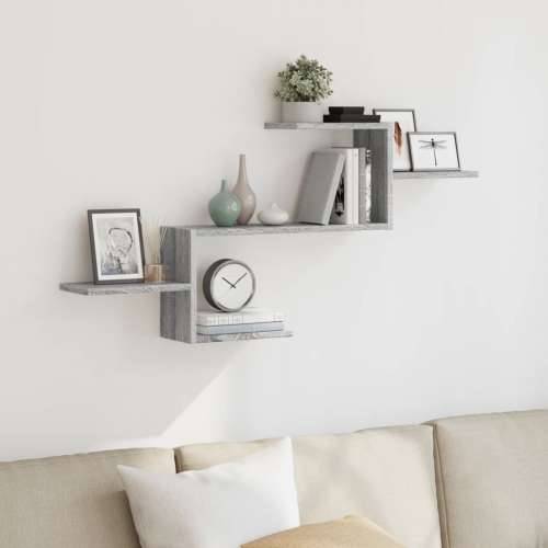 Zidna polica boja hrasta sonome 104x15x49 cm konstruirano drvo - Sivi hrast sonoma 1 Cijena