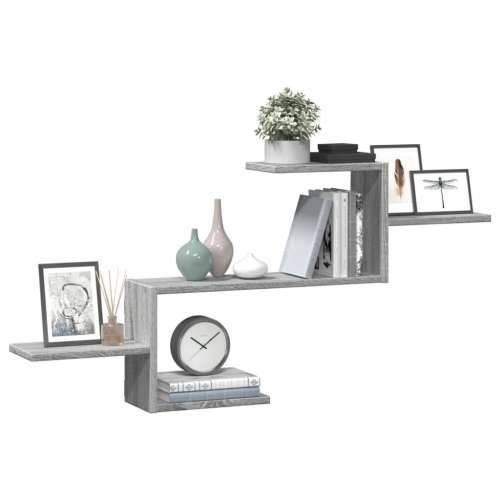 Zidna polica boja hrasta sonome 104x15x49 cm konstruirano drvo - Sivi hrast sonoma 1 Cijena