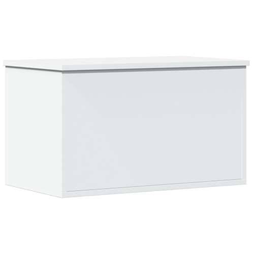 Kutija za pohranu bijela 60 x 35 x 35 cm od konstruiranog drva Bijela 60 x 35 x 35 cm 1 Cijena