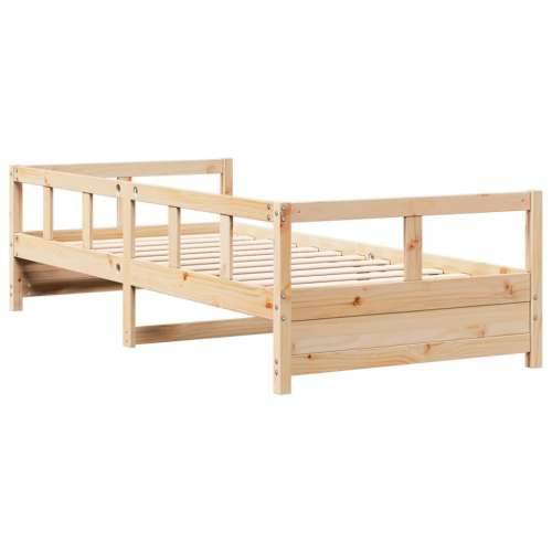 Dnevni krevet prirodni 90 x 190 cm od masivne borovine Prirodna 90 x 190 cm Ne Cijena