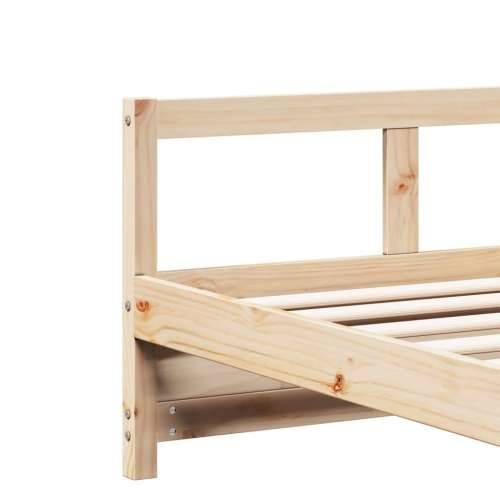 Dnevni krevet prirodni 90 x 190 cm od masivne borovine Prirodna 90 x 190 cm Ne Cijena