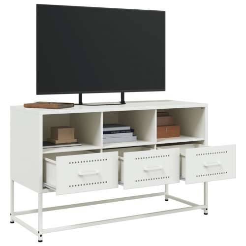 TV ormarić bijeli 100,5 x 39 x 60,5 cm čelični Bijela 1 Cijena