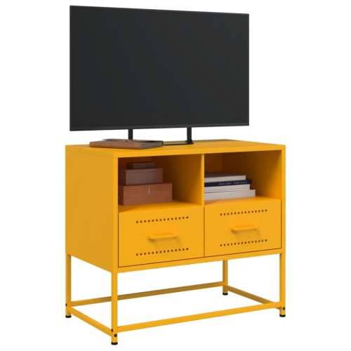 TV ormarić boja senfa 68x39x60,5 cm čelični - Žuta 1 Cijena