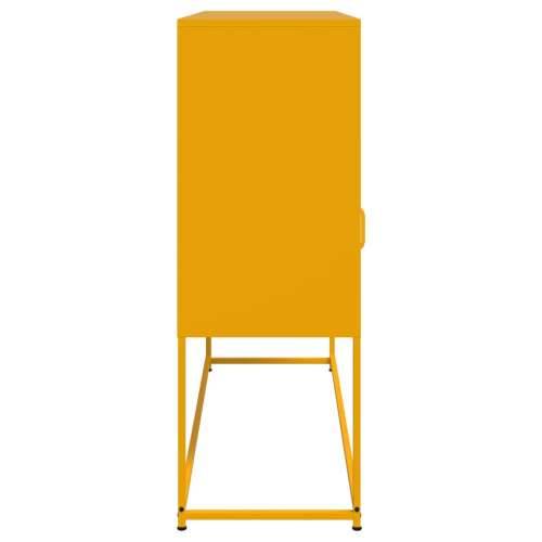 Komoda boja senfa 100,5x39x107 cm čelični - Žuta 1 Cijena